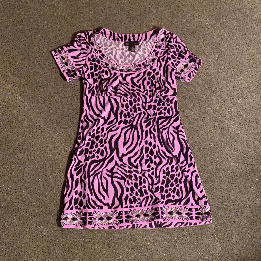 Pink Zebra Dress